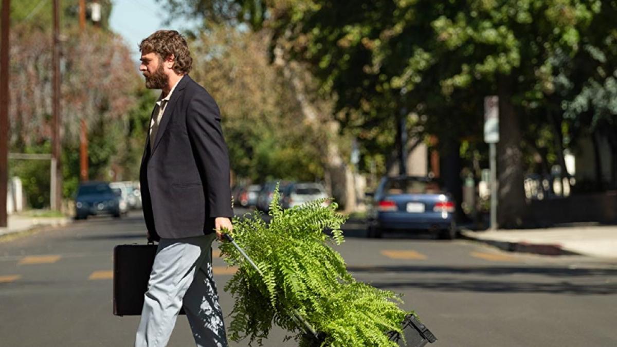 Zach Galifianakis (as himself) searches for talk-show fame in Between Two Ferns: The Movie.