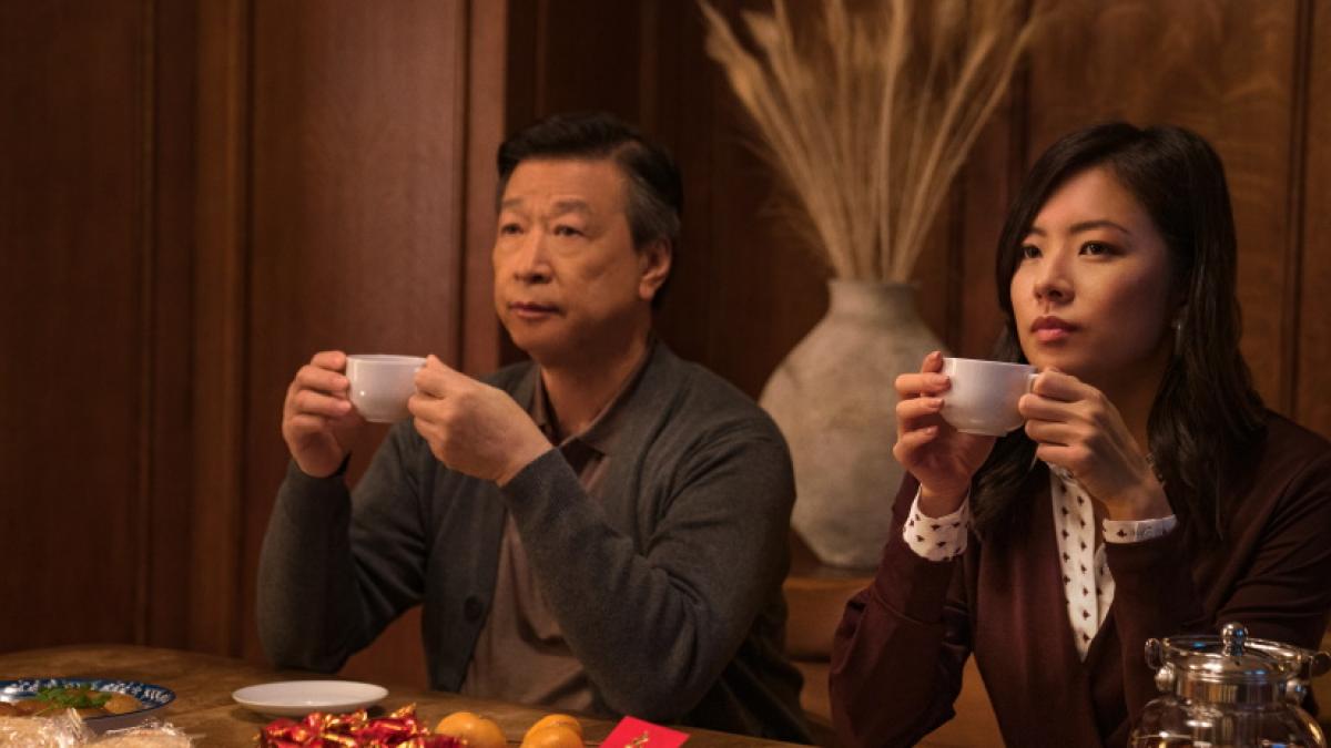 Pin-Jui (Tzi Ma, left) and his daughter Angela (Christine Ko) comtemplate the past and the future in Alan Yang's 'Tigertail'.