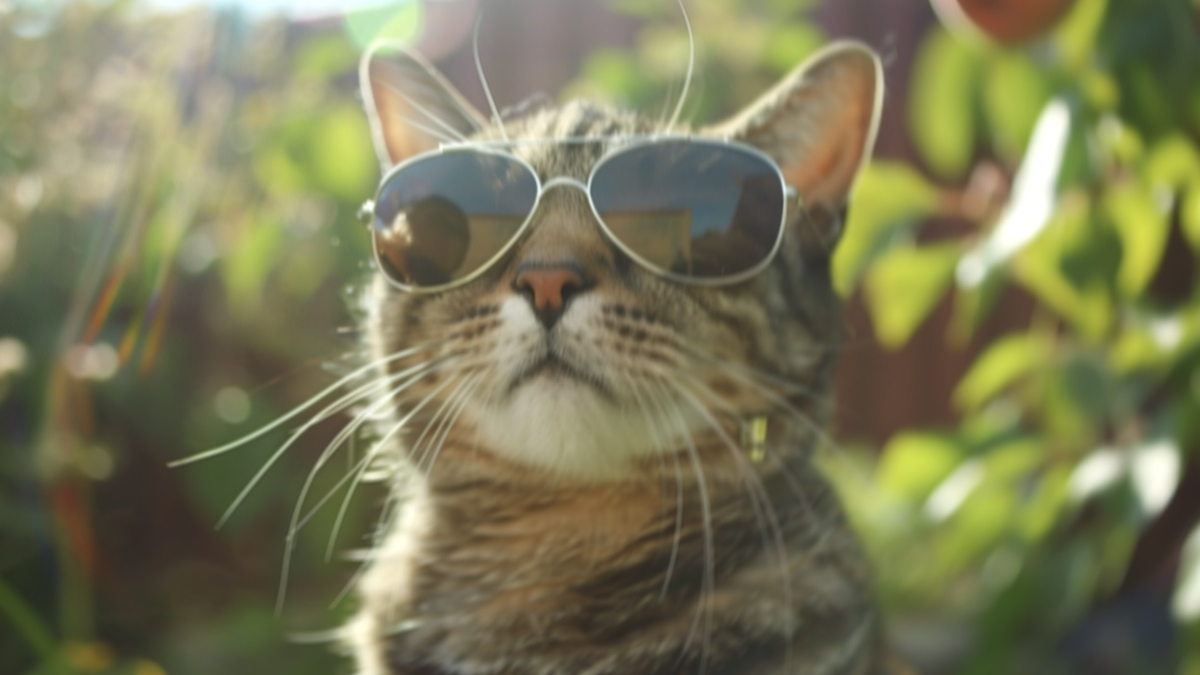 sunglass cat