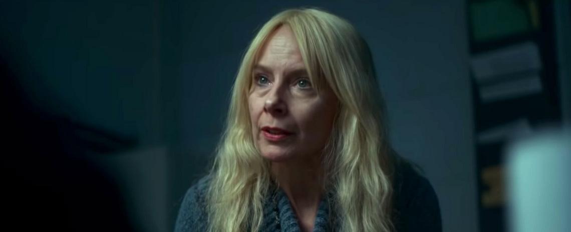 Mari Gilbert (Amy Ryan) confronts indifferent law enforcement while searching for her missing daughter in Liz Garbus' 'Lost Girls'.